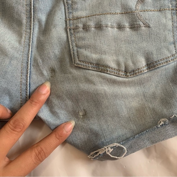 - 👖 American Eagle Outfitters High Waist Denim Shorts -  Woman’s Size 0 👖 - Picture 11 of 11